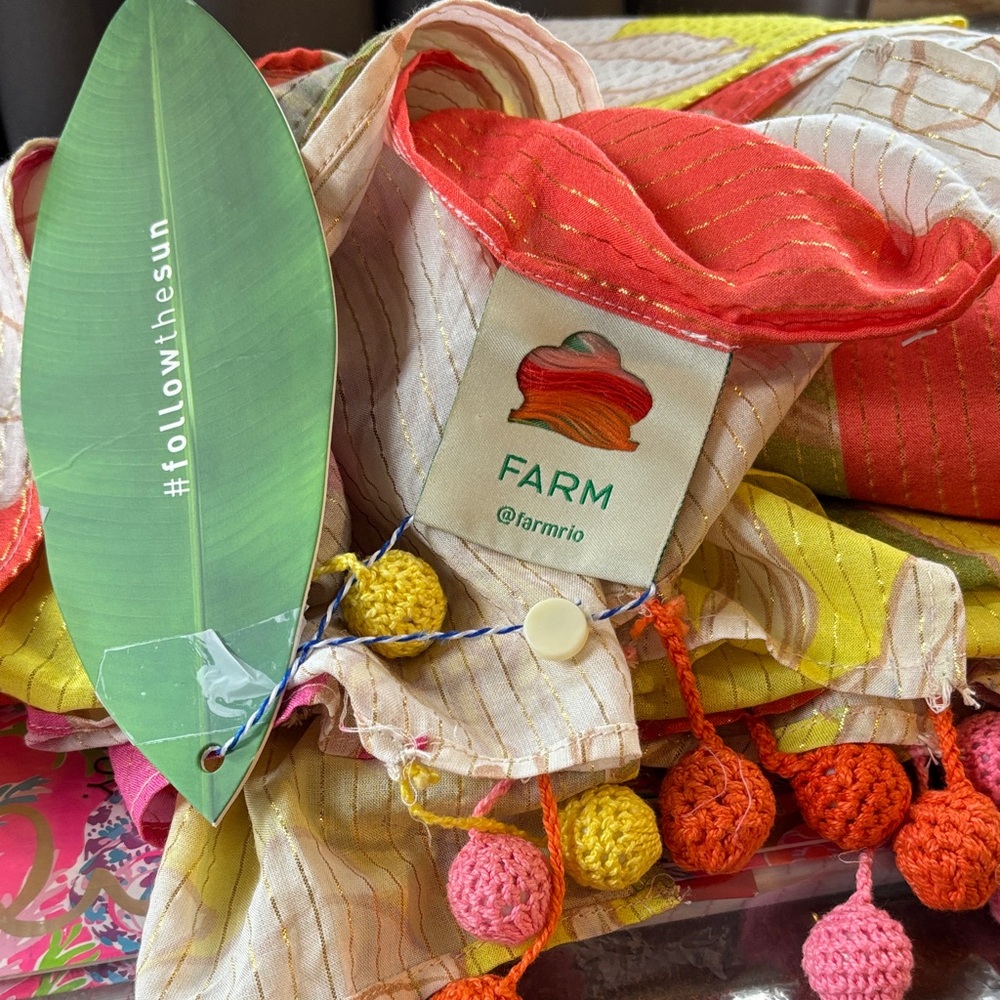Farm Rio Neon Garden Sarong - Picture 4 of 13